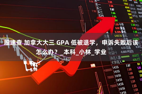 股速查 加拿大大三 GPA 低被退学，申诉失败后该怎么办？_本科_小林_学业